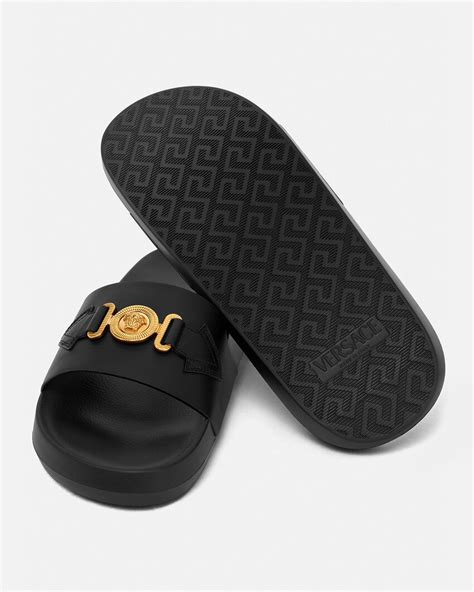 fake versace medusa slide|Versace Medusa head sneakers.